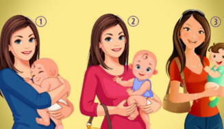 Психологически тест: Коя жена държи чуждо дете на ръце?