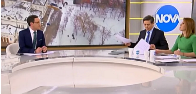 Страшен гаф! Новинар на Нова псува като каруцар в ефир ВИДЕО