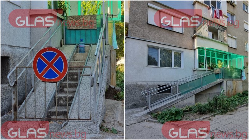Жител на Монтана си построи паркомясто, свързано с балкона му / СНИМКИ
